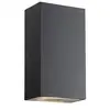 Image de Applique murale noire d'extérieur led rold 16 cm