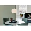 Image de Suspension émet une lumière douce, milford 30 en verre strié blanc opale, ip20, nordlux 46583001