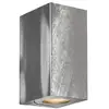 Image de Applique murale extérieur adapté aux zones côtières, canto maxi carré 2 en acier galvanisé galva, ip44, nordlux 49731031