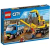 Image de LEGO City - L'excavatrice et le camion - 60075 en occasion ou reconditionné