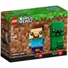 Image de Lego® Brickheadz  41612 Minecraft  Steve Et Creeper 