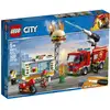 Image de L’Intervention Des Pompiers Au Restaurant De Hamburgers 60214 LEGO®