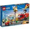 Image de LEGO City - L'intervention des pompiers au restaurant de hamburgers - 60214 en occasion ou reconditionné