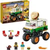 Image de LEGO® Creator 31104 Le Monster Truck à hamburgers Jouet de Construction pour Enfants Tracteur Cadeau Fille et Garçon