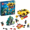 Image de LEGO® City 60264 Le sous-marin d’exploration Jeu de Construction avec Mini-figurines Idée Cadeau et Jouet pour Enfants 5 ans et +