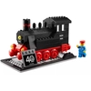Image de 40370 Train Coffret 188pcs 40ème Anniversaire Machine À Vapeur Miniature Noir / Rouge Lego