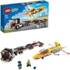 Image de LEGO® City 60289 Le transport davion de voltige Idée Cadeau Camion de Transport Jouet Enfants de 5 ans et plus