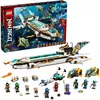 Image de LEGO® 71756 NINJAGO® L’Hydro Bounty  Sous-marin avec Mini Figurines Kai et Nya Jouet Ninja pour Enfants 9 ans et plus