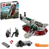 Image de LEGO® 75312 Star Wars Le Vaisseau de Boba Fett Set avec 2 Figurines Jouet pour Enfants de 9 ans et plus