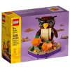 Image de Set de construction - LEGO - 40497 Le hibou d’Halloween - Hibou pivotant - Ailes mobiles - Socle avec 2 citrouilles
