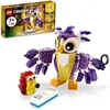 Image de LEGO® 31125 Creator 3 en 1 Fabuleuses Créatures De La Forêt Du Lapin à la Chouette en Passant par lÉcureuil Figurines dAnimaux