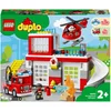 Image de LEGO DUPLO La caserne et l’hélicoptère des pompiers 10970 LEGO