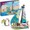 Image de LEGO 41716 Friends L’Aventure en Mer de Stéphanie Jouet de Bateau et Drone Voyage avec Mini-poupées Enfants Dès 7 Ans