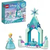Image de LEGO® 43199 Disney La Cour du Château d'Elsa Jouet de Construction pour Enfants Mini-Poupée Reine des Neiges 2 et Robe Diamant