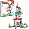 Image de LEGO 71407 Super Mario Ensemble d’Extension La Tour Gelée et le Costume de Peach Chat Figurine Toad Jouet Château Enfants 8 Ans