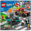 Image de LEGO City Le sauvetage des pompiers et la course-poursuite de la police 60319 LEGO
