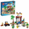 Image de LEGO® 60328 City Le Poste De Secours sur La Plage Jouet de Construction Quad et Plaque Route Cadeau pour Enfants +5 Ans