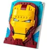 Image de LEGO Brick Sketches - LEGO - Iron Man (40535) - Lot de 200 esquisses - Plaque 305x406 cm - Crochet mural