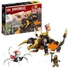 Image de LEGO® NINJAGO 71782 Le Dragon de Terre de Cole   Évolution Jouet avec 2 Minifigurines