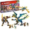 Image de LEGO® NINJAGO 71796 Le Dragon Élémentaire contre le Robot de l’Impératrice Grand Jouet