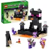 Image de LEGO Minecraft 21242 L'Arène de l'End Jouet avec Lave Figurine Dragon de lEnder et Enderman