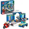 Image de LEGO® City 60370 La Course-Poursuite au Poste de Police Voiture en Jouet et Moto Prison