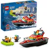 Image de LEGO City - Le bateau de sauvetage des pompiers - 60373 en occasion ou reconditionné
