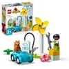 Image de LEGO® DUPLO Ma Ville 10985 L’Éolienne et la Voiture Électrique Jouet Voiture pour Enfants Dès 2 Ans