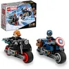 Image de LEGO Marvel - Les motos de Black Widow et de Captain America - 76260 en occasion ou reconditionné