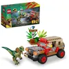Image de LEGO® Jurassic Park 76958 LEmbuscade du Dilophosaure Jouet de Dinosaure avec Voiture Jeep
