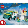 Image de LEGO City L’Ambulance de Secours et le Snowboardeur 60403 LEGO