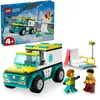 Image de LEGO City - L'ambulance de secours et le snowboardeur - 60403 en occasion ou reconditionné