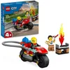 Image de LEGO® 60410 City La Moto d’Intervention Rapide des Pompiers Jouet de Véhicule avec 2 Minifigurines incl. Pompière