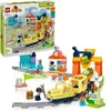 Image de LEGO DUPLO Ma ville 10428 Le grand train communautaire interactif - Jouets d’éveil 3 ans