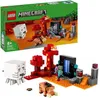 Image de LEGO® 21255 Minecraft LEmbuscade au Portail du Nether Jouet avec Scènes de Bataille et Minifigurines Figurine Hoglin