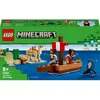 Image de LEGO Minecraft Le voyage du bateau pirate 21259 LEGO
