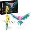 Image de LEGO Art 31211 La Collection Faune   Les Perroquets Ara Décoration Murale avec Motif dOiseau Activité Manuelle