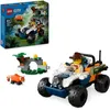 Image de LEGO® City 60424 Le tout-terrain de l’explorateur de la jungle et le panda roux jeu 6 ans