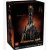 Image de Modèle LEGO Seigneur des Anneaux - AS - Barad-dûr - 5471 pièces - 10 figurines - 83x45x30 cm -  il de Sauron illuminé