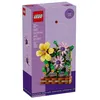 Image de Décoration florale - LEGO - 40683 Le treillis avec des fleurs - Violet - Treillis en osier - Fleurs printanières