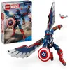 Image de LEGO Marvel 76296 Figurine du nouveau Captain America à construire - Jeu de rôle dès 8 ans