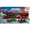 Image de 60445 camion et voitures f1 lego city 60445