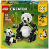 Image de 31165 animaux sauvages : la famille de pandas lego® creator 31165
