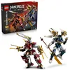 Image de LEGO NINJAGO 71870 Les Robots Titan Jumeaux - Jeu Ado 12 ans avec Figurines - Décoration