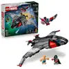Image de Lego marvel 76347 avengers doomsday quinjet avion avec 4 minifigures 433 pieces 76347