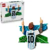 Image de LEGO Editions 43018 Lionel Messi   La Célébration - Jeu Ado dès 14 ans - Tableau Mural