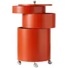 Image de VERPAN meuble de rangement BARBOY (Orange - MDF et acier)
