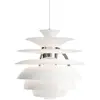 Image de LOUIS POULSEN lampe à suspension PH SNOWBALL (Blanc / Chrome - Aluminium)