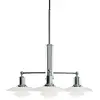 Image de LOUIS POULSEN lampe à suspension rigide PH 2/1 (Chrome brillant - acier et verre)