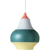 Image de LOUIS POULSEN lampe à suspension CIRQUE (Ø 22 cm / Top rouge - Aluminium)